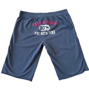 Victoria’s Secret PINK Y2K Rare Lounge Shorts East Division 80 Logo Dog Gray L